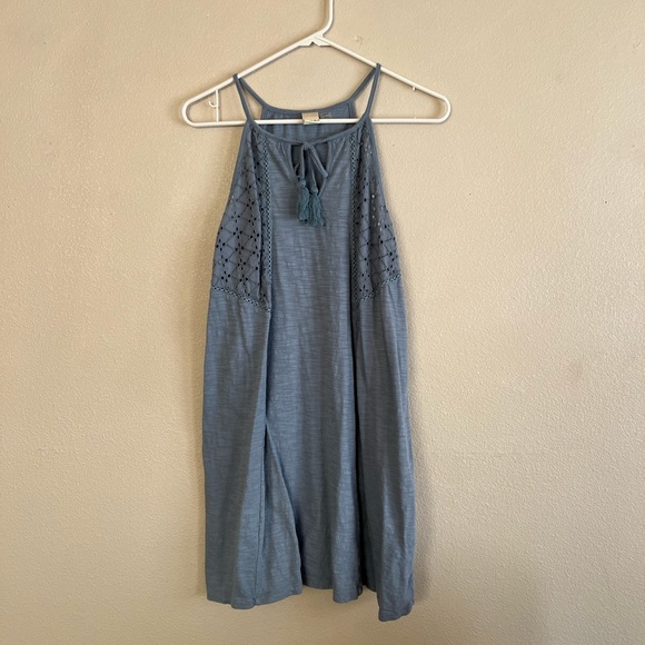 Short Blue Roxy Beach Dress - Picture 1 of 4